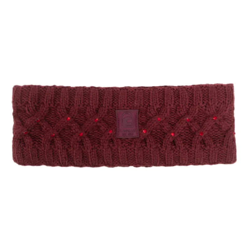 Cavallo Goodje Knitted Headband - Dark Red